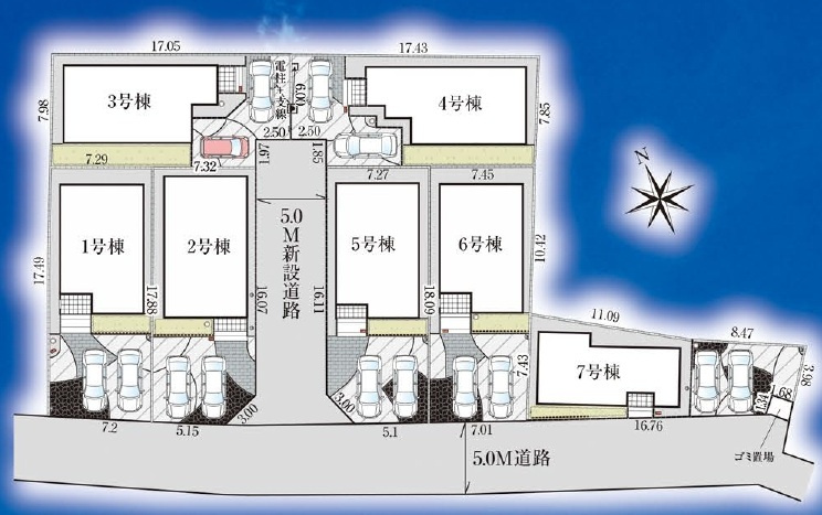 区画配置図