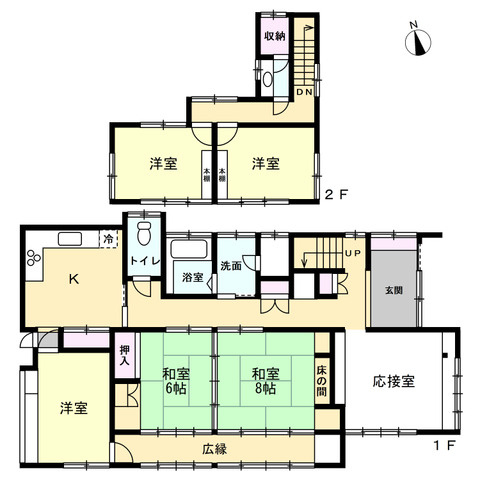 現況ある建物の間取り図です◇