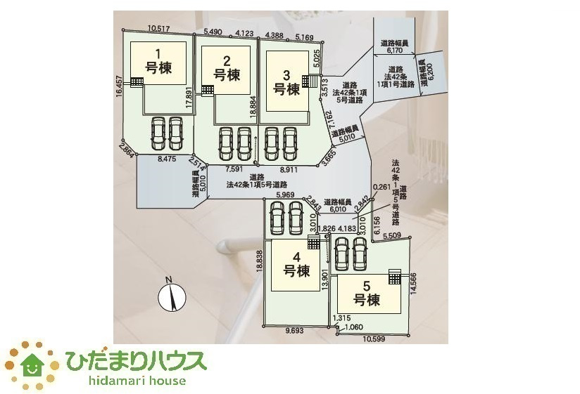 閑静な住宅地なので、幹線道路や大通りに面していないので大型車が通ることが少なく静かです。