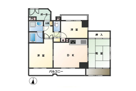 ライオンズマンション大宮大和田　第２の間取り