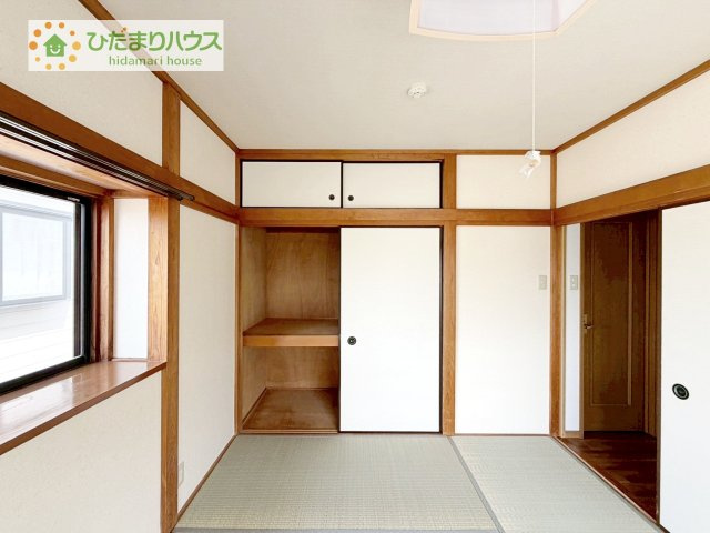 和室にも大容量のクローゼット完備！　お布団やお子様のおもちゃなどがスッキリ収納できますね(^^♪