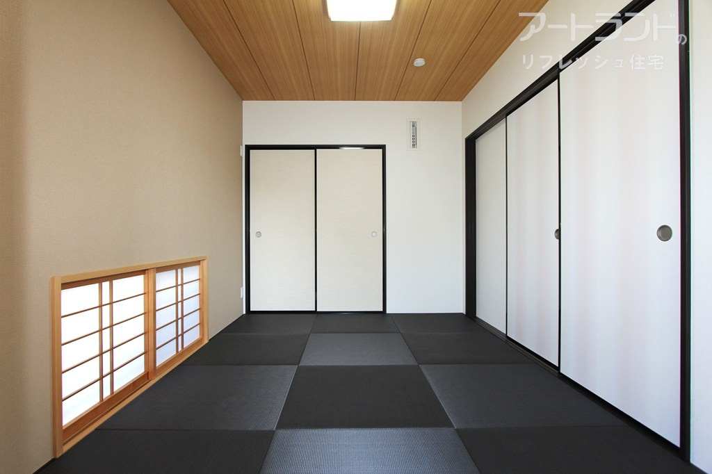 【1階和室6帖】家の雰囲気にあったシックな琉球畳を新調