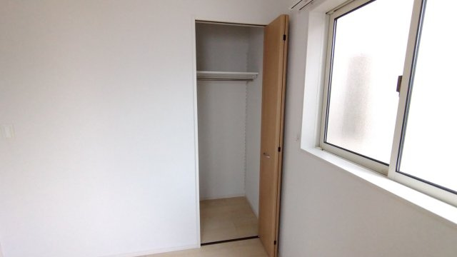 全居室収納付きで、お部屋がすっきり片付きます