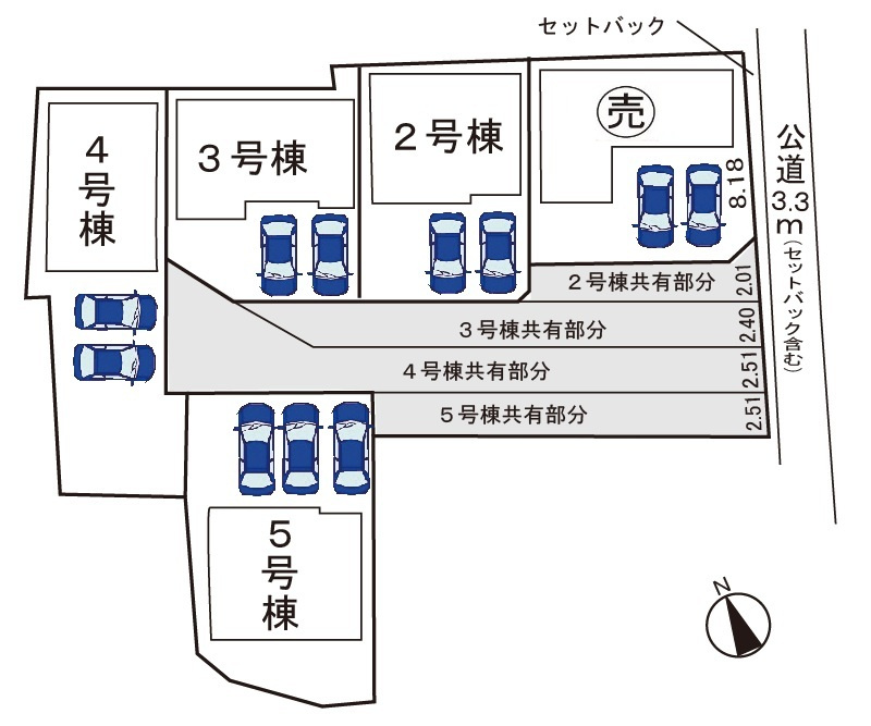 全5区画