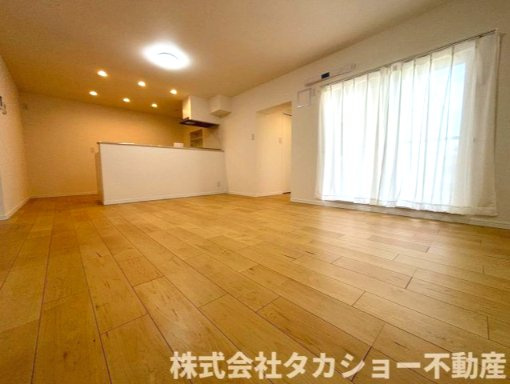ゆったり過ごせるリビングです