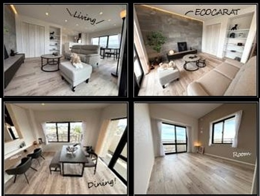 プライベートルームが3部屋あり、ファミリー世帯にも十分な広さ◎