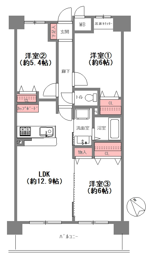 間取り：327002979977