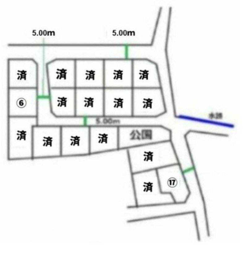 区画図：343000085704