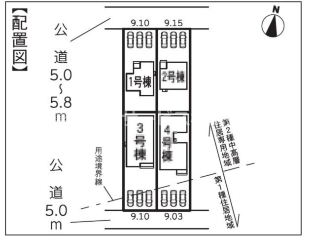 区画図です