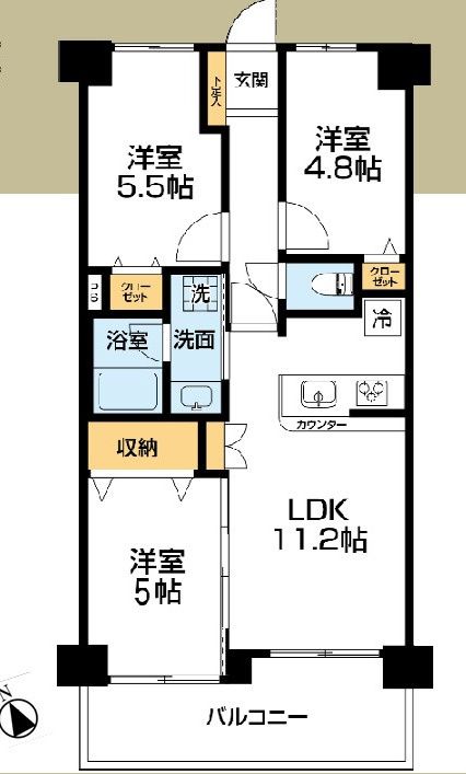 間取り：328000614624