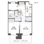 グラングリーン大阪 THE NORTH RESIDENCEの間取り