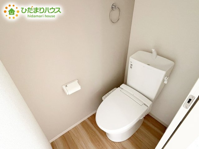 1・2階にトイレあるため、同時に利用でき混雑を避けられますね