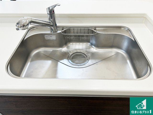 洗い物も楽にできる、広々シンク！