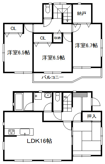間取り：308000175963