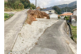 海南市重根　土地の外観