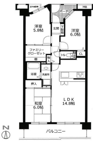 間取り：328000678693