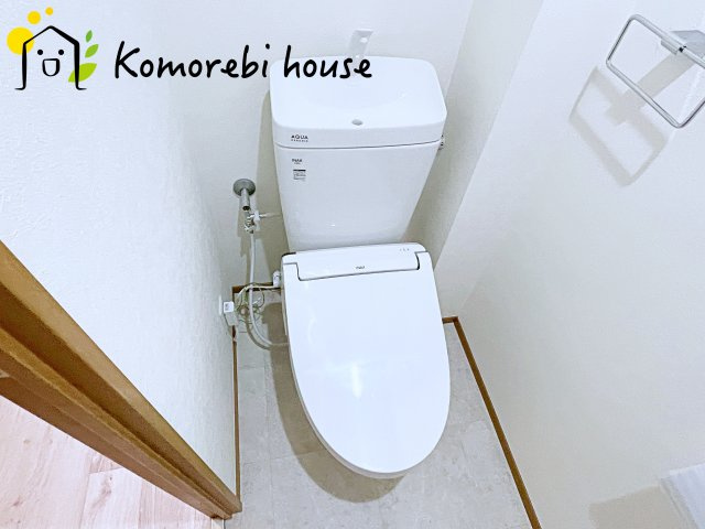 ゆったりとした空間のトイレです