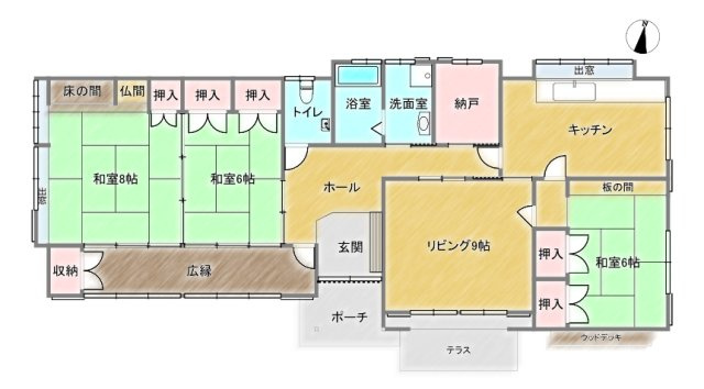 間取り：346000037458