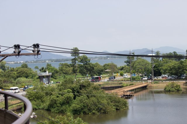 ベランダからの眺望、北東側