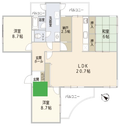 間取り：328000621492