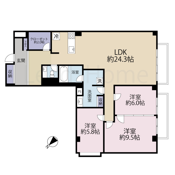 間取り：313004684397