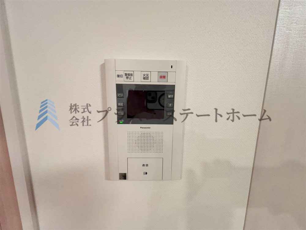 カラーTVモニター付きインターフォン♪防犯面も安心です♪