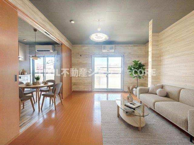 本画像はCGで作成しており、実際に現地に家具は置かれておりません。また、価格に家具は含まれておりません。