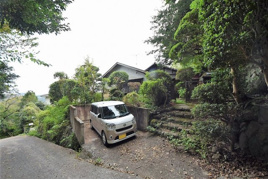 伊東市鎌田 古家付き売地の外観