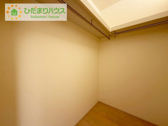 クローゼットタイプの収納は荷物がどこにあるかすぐに見つかります！