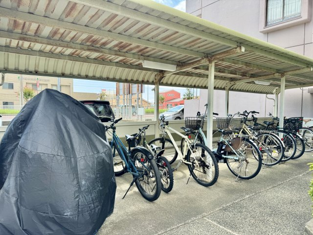 駐輪場は複数個所にあります！　