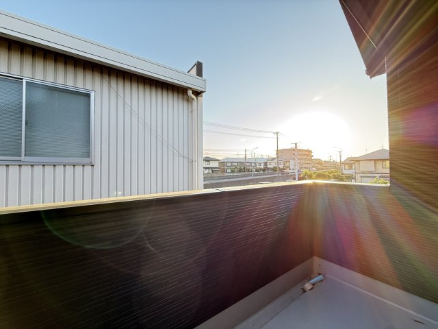 用途多様なバルコニーです。