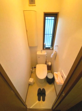 窓があり換気のできるトイレ
