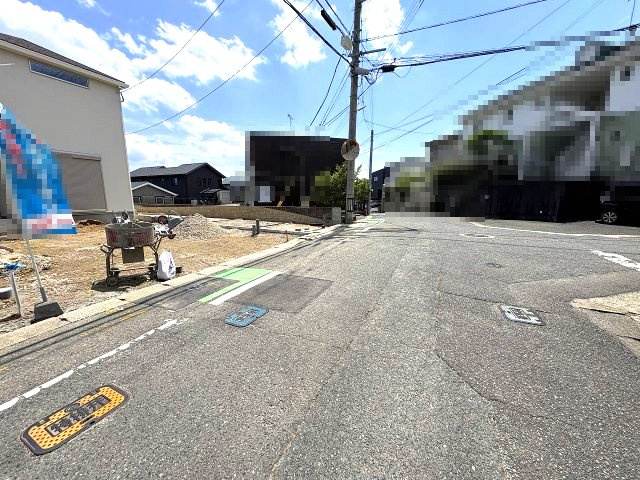 現地写真。前面道路です。
