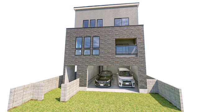 ■建物プラン例（完成予想図？）建物面積：311.96？（94.36坪）、建物価格：15070万円　※別途、外構工事費・付帯工事費・諸費用等が必要となります　※当該プランの採用および変更は自由に可能です