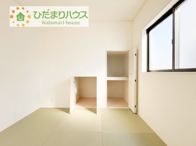 和室にも大容量のクローゼット完備！　お布団やお子様のおもちゃなどがスッキリ収納できますね(^^♪