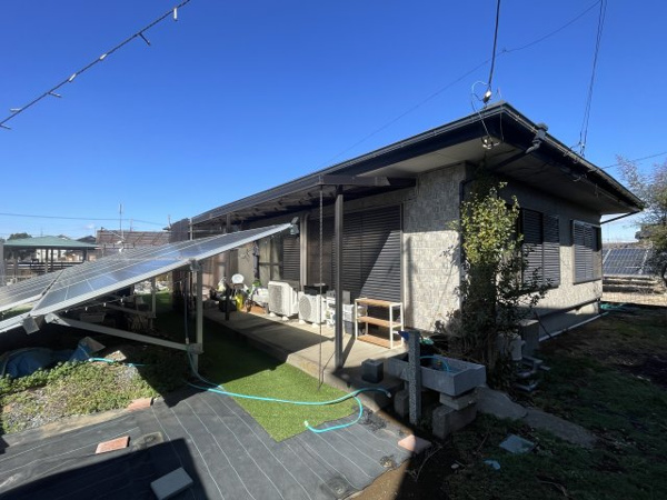 【筑西市下野殿4LDK平家中古住宅の外観】