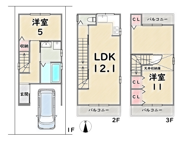 間取り：326000232785