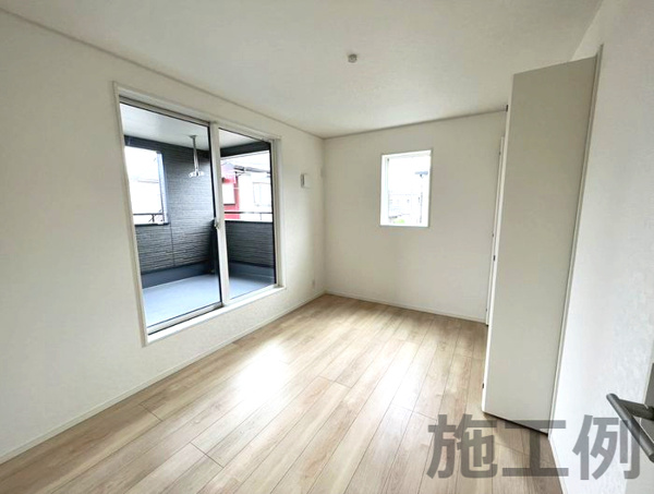 【中央区共和3丁目新築戸建て　第6-3号棟の洋室】