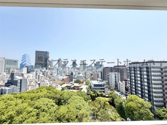 バルコニーから生田神社が見えます♪眺望良好です♪