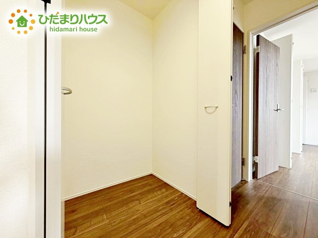 クローゼットタイプの収納は荷物がどこにあるかすぐに見つかります！