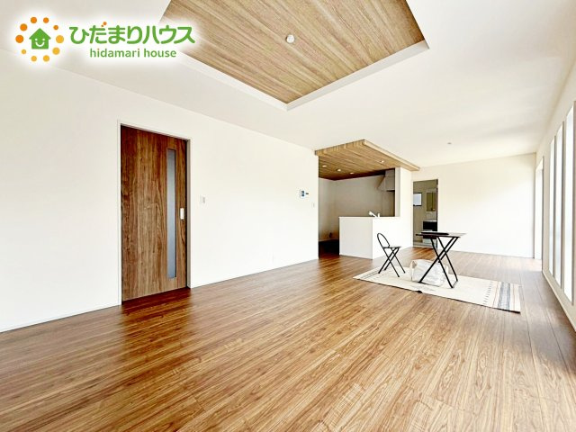 開放感あるLDKを確保！家族が集まるリビングはゆったり過ごしリフレッシュする場として居心地の良い空間にしたいですね。