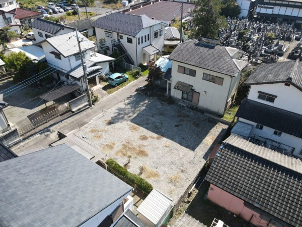 【甲府市千塚3丁目　売地の外観】