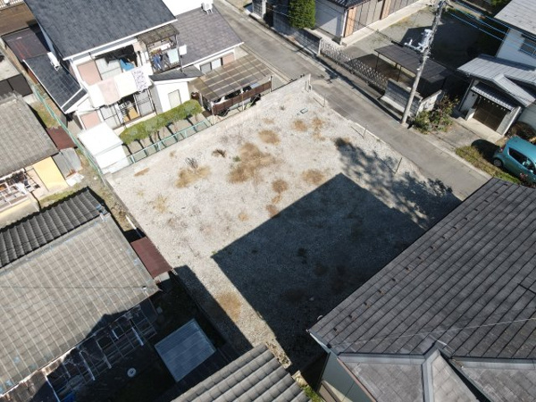 【甲府市千塚3丁目　売地の外観】