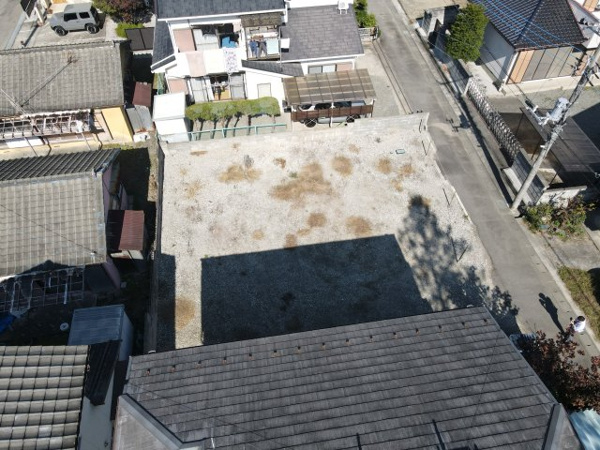 【甲府市千塚3丁目　売地の外観】