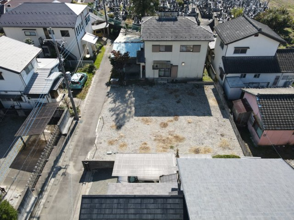 【甲府市千塚3丁目　売地の外観】