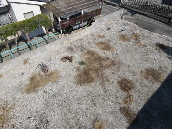 【甲府市千塚3丁目　売地の外観】