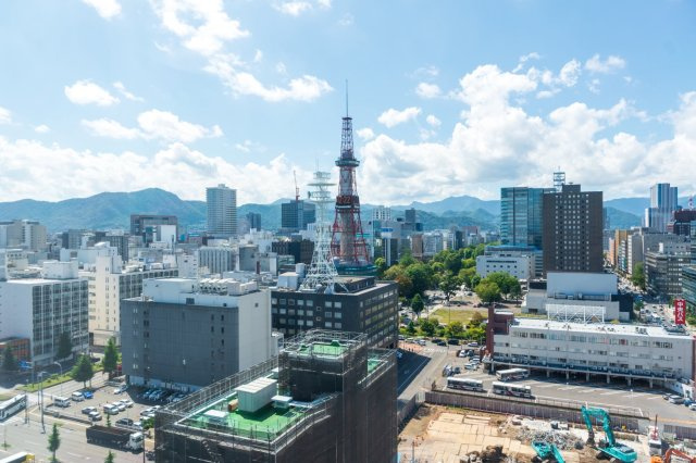 【物件からの眺望】16階からの眺望！札幌の景色を堪能して頂けます◎