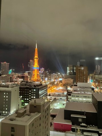 【物件からの眺望】テレビ塔がおがめて、大通り公園では雪まつりが開催されます☆