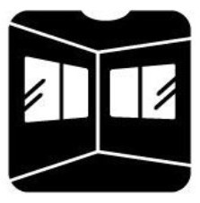 二面採光で明るい洋室です