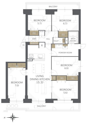 apartment 北海道札幌市中央区南三条西１丁目8-10　CONNECT　SAPPORO　4F